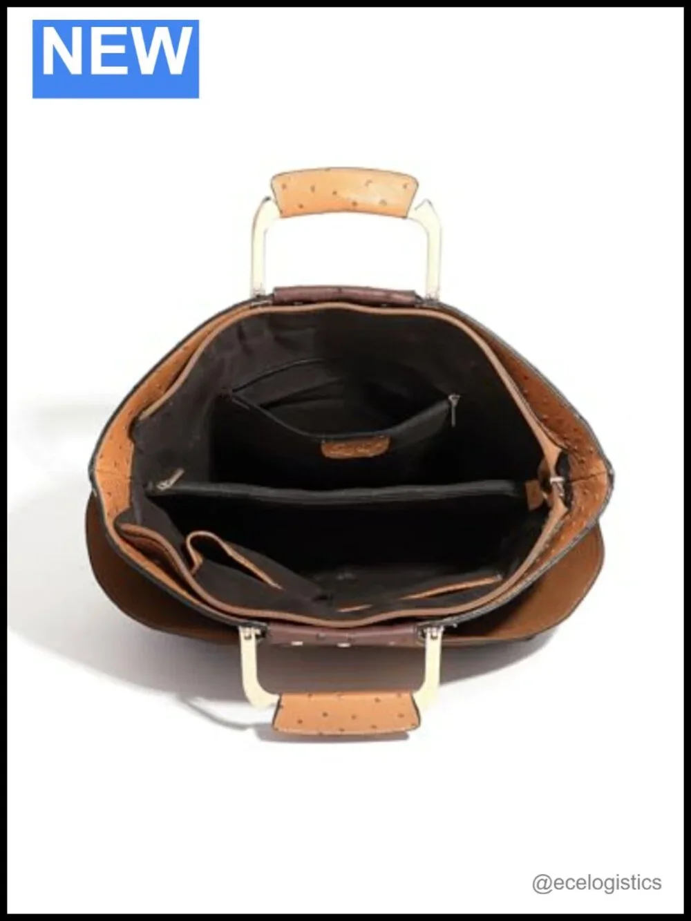 Crocodile-Textured Tote Bag Set with Matching Wallet